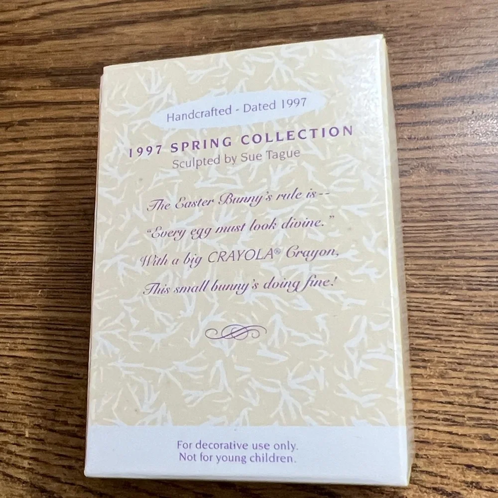 Hallmark Eggs-Pert Artist Crayola Crayon 1997 Spring Collection Handcrafted
